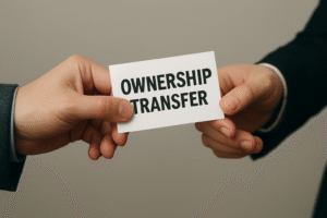 AI-generated image depicting 'Ownership Transfer'